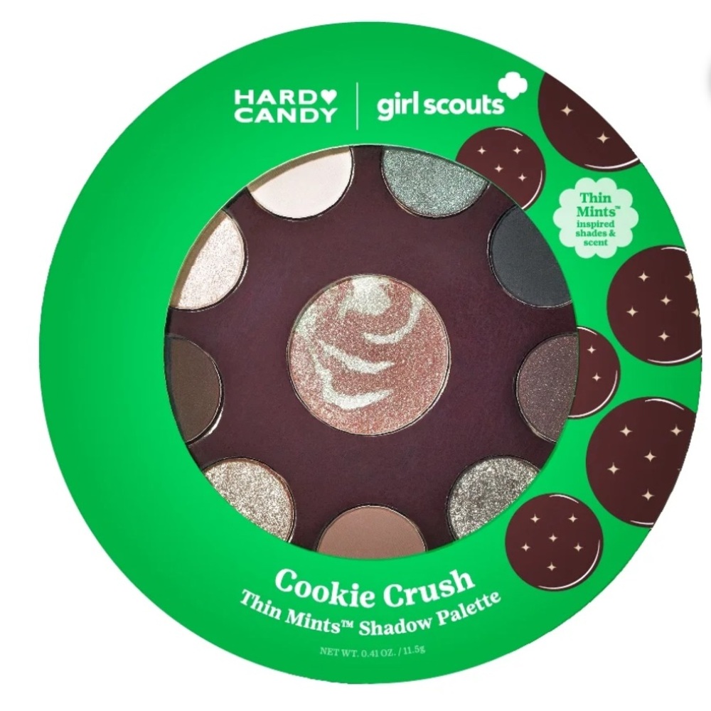NEW Thin Mint Girl Scout Cookie Hard Candy Eye Shadow Pallet